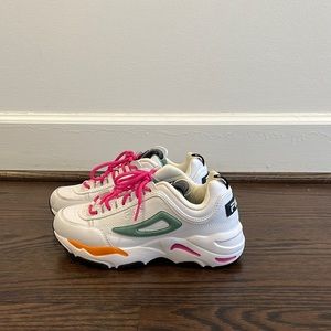Fila colorful shoes! Size 5 women